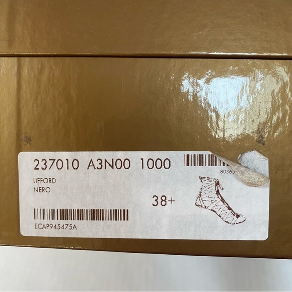 GUCCI WOMEN'S SANDALS GLADIATOR LEATHER ZIP-UPS (GGW2602) Lifford Nero 38.5 - Picture 4 of 13